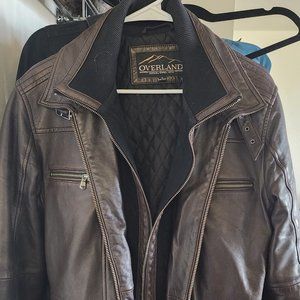 Overland Memphis Leather Moto Jacket